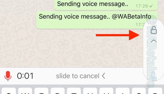 الرسائل الصوتية عبر واتساب 