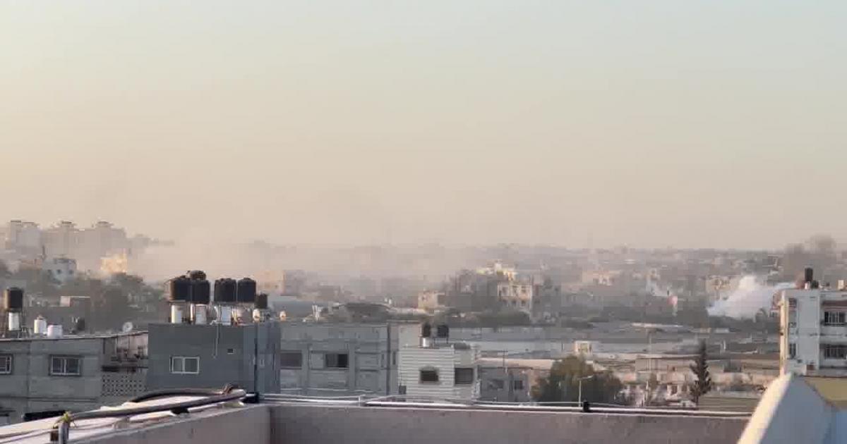 شهيد ومصابون في قصف للاحتلال على مدينة خان يونس