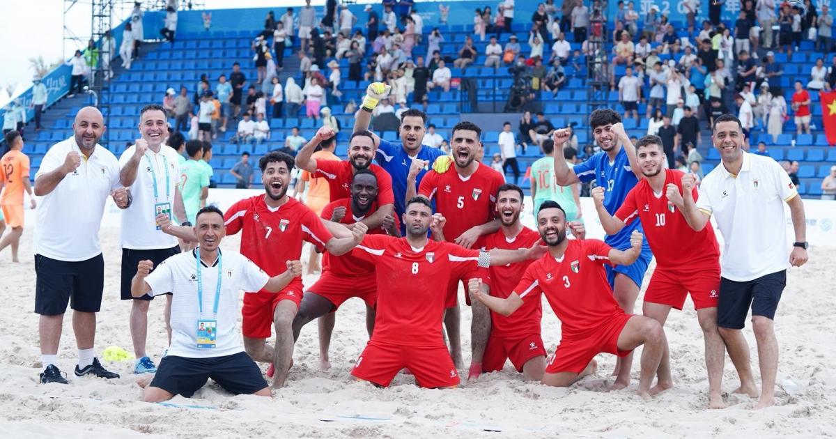 "الفدائي" الشاطئي يحقق انتصارا مثيرا على نظيره الصيني في دورة الألعاب الآسيوية الشاطئية