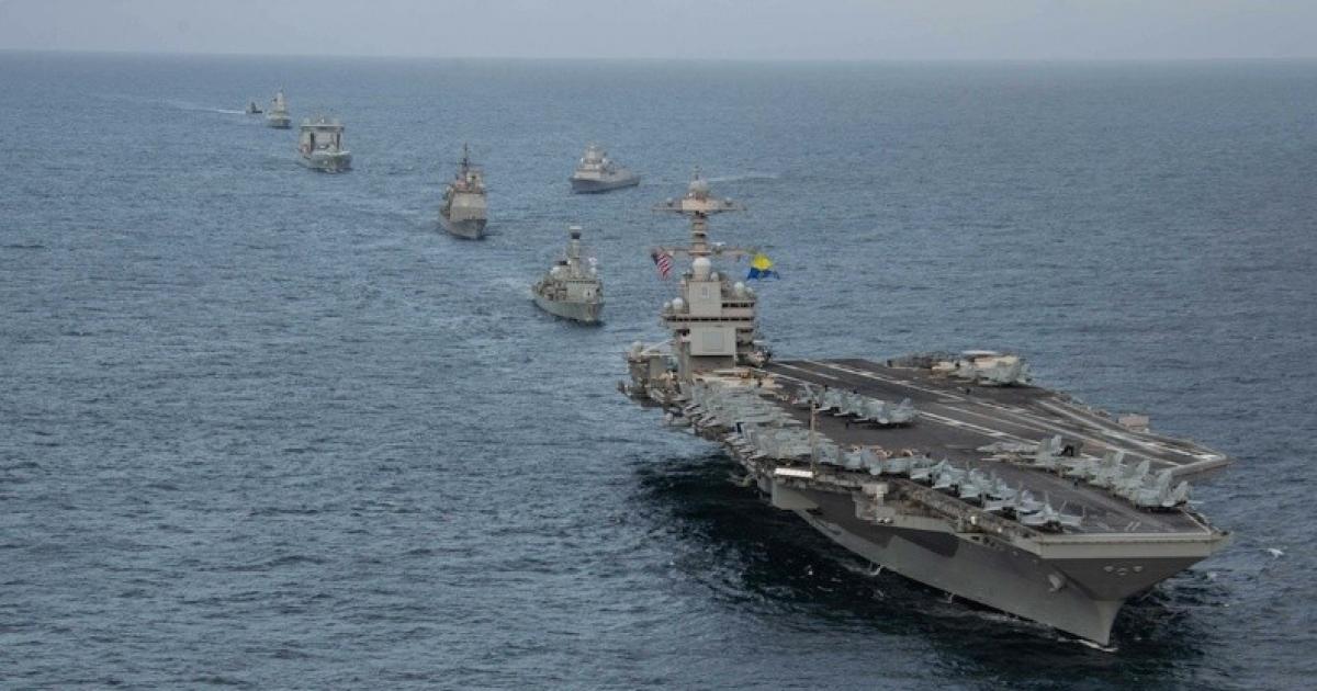 أكبر حاملة طائرات أمريكية تغادر الشرق الأوسط
