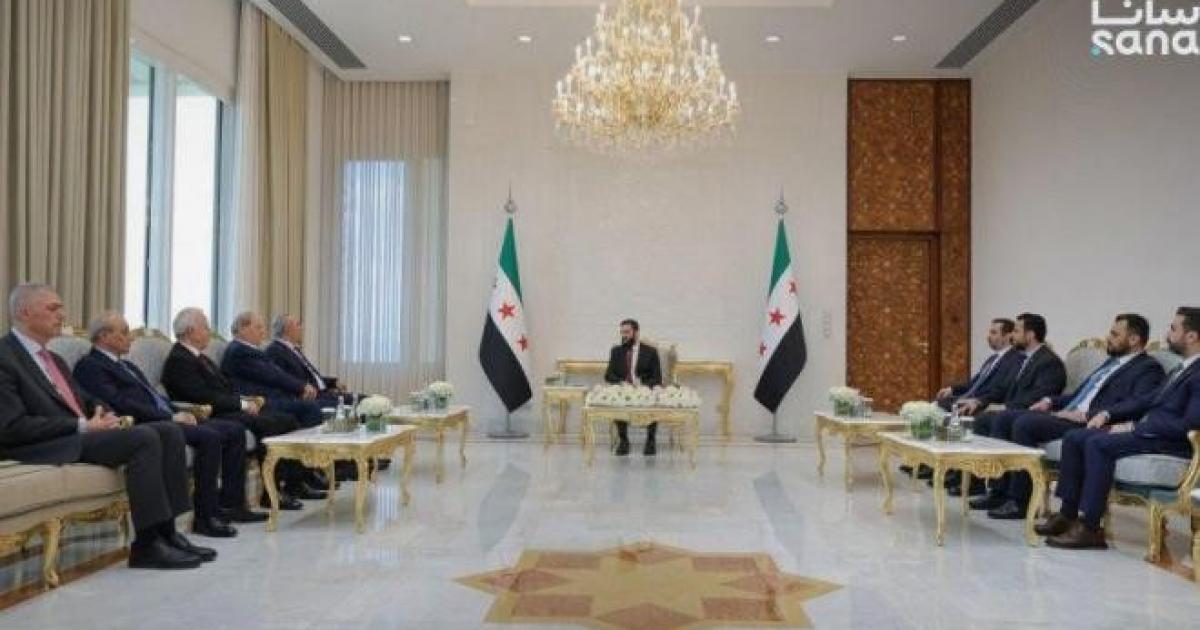 وفد فلسطيني برئاسة الشيخ يلتقي الرئيس السوري في دمشق