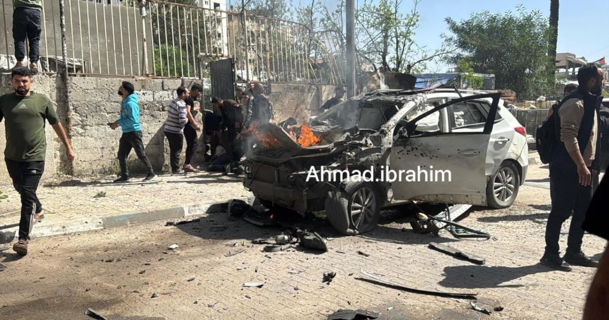 3 شهداء وإصابات في غارة جوية استهدفت مركبة غرب غزة