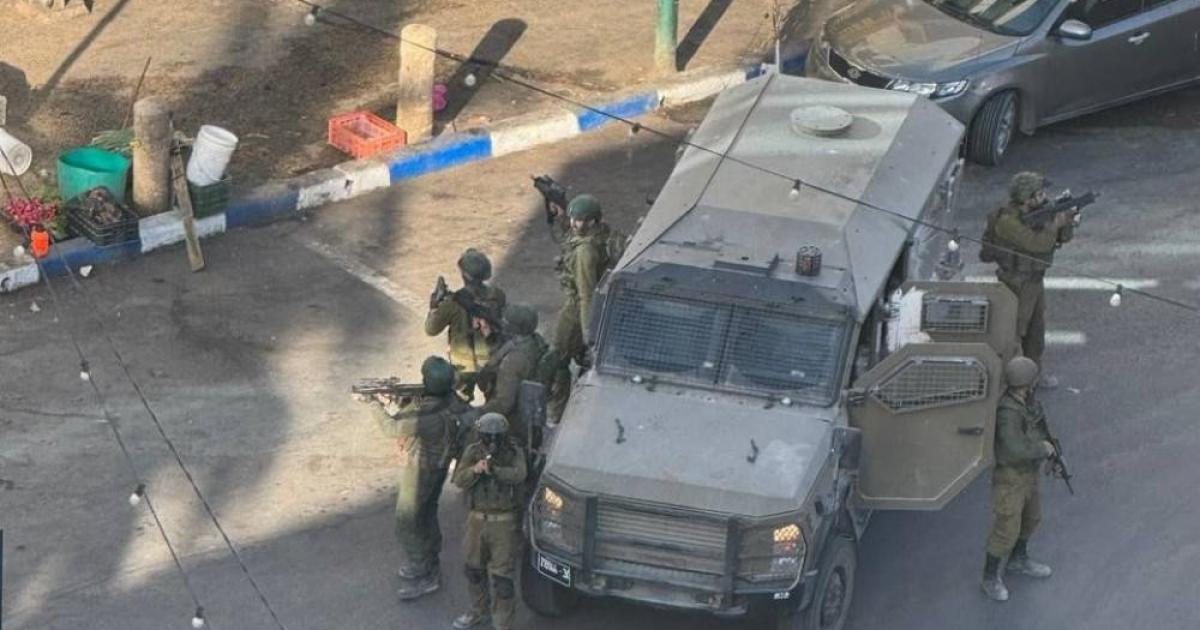قوات الاحتلال تقتحم بيت فوريك شرقي نابلس