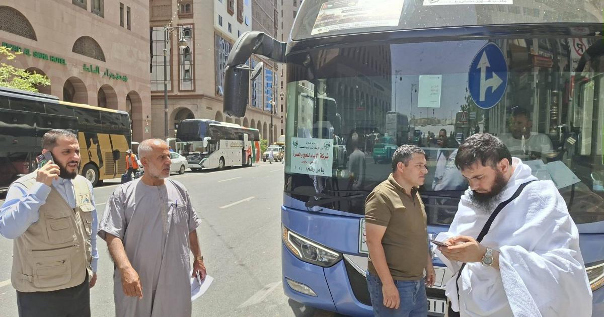 بدء تفويج حجاج فلسطين من المدينة المنورة إلى مكة المكرمة
