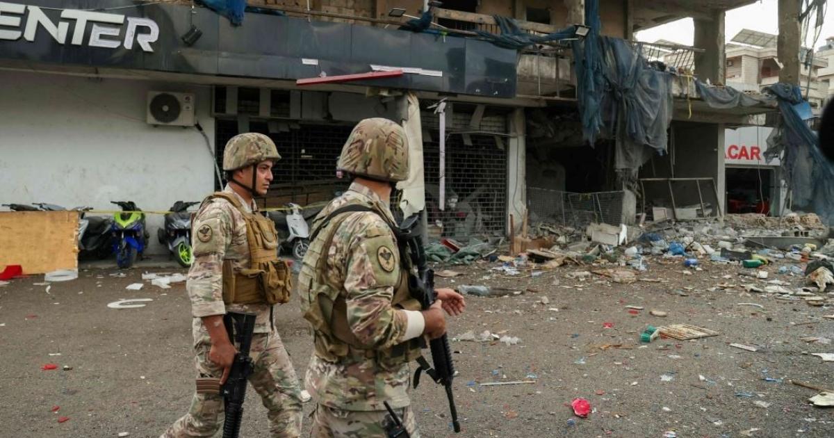 إصابة عسكري لبناني بجروح بليغة بعدما استهدفته مسيرة إسرائيلية