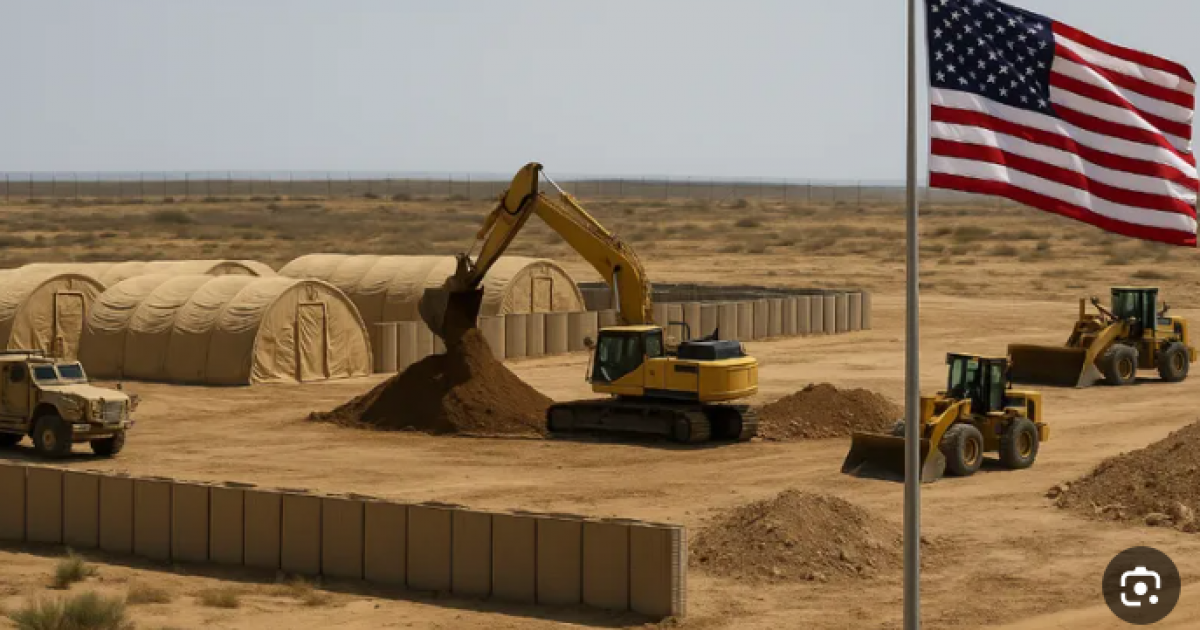 الولايات المتحدة تبدأ إنشاء قاعدة عسكرية ومدنية كبرى بمحاذاة قطاع غزة