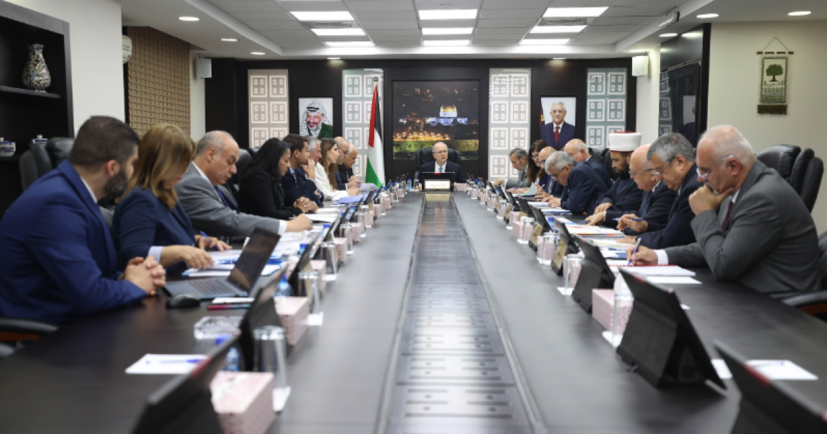 الحكومة الفلسطينية تصدر حزمة من القرارات الجديدة خلال جلستها الأسبوعية