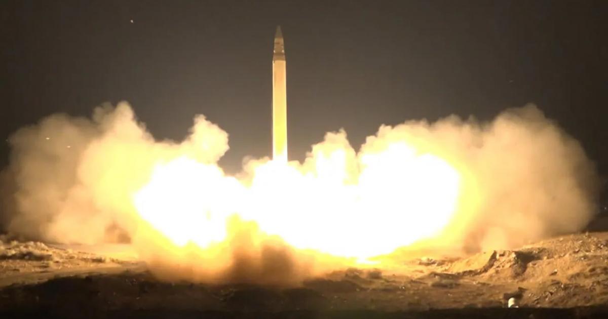 ايران تقصف "اسرائيل " بـ10 صواريخ ردا على استهداف الضاحية اللبنانية
