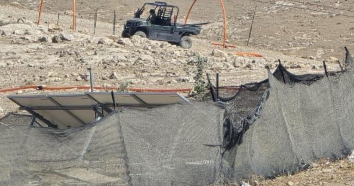 مستوطنون يوسعون بؤرة استيطانية قرب بلدة معازي جبع بالقدس