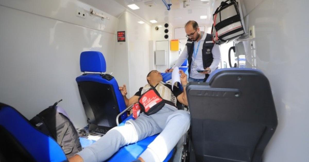 الهلال الأحمر: إجلاء 37 مريضاً غزياً ومرافقيهم من خلال معبر رفح