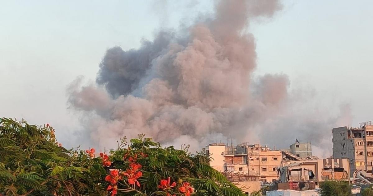 جيش الاحتلال يشن غارات عنيفة على مدينة خانيونس جنوب قطاع غزة
