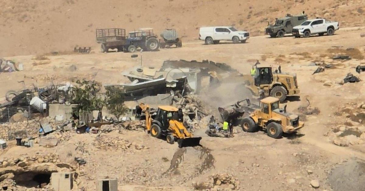 بتسيلم: هدم خربة التبان جزء من تهجير 66 تجمعا فلسطينيا منذ 7 أكتوبر
