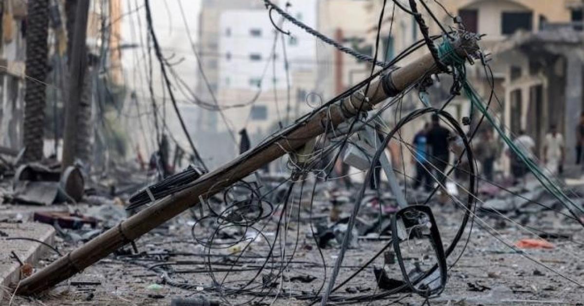 كهرباء غزة: خسائر بـ 977 مليون دولار و20% فقط يتوفر لديهم طاقة