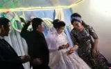 عريس يصفع عروسه