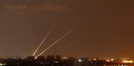 اطلاق صواريخ على اسرائيل من غزة 
