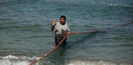 مياه بحر مدينة غزة 