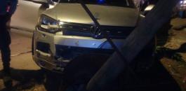 حادث سير شمال رام الله