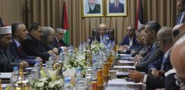 اجتماع الحكومة في غزة 