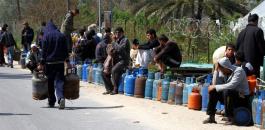 ازمة غاز في قطاع غزة 