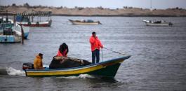 مساحة الصيد في غزة 