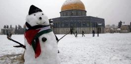 تساقط الثلوج في فلسطين 