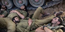 جندي اسرائيلي نائم 