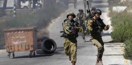 الجيش الاسرائيلي ينصب خياما شمال رام الله 