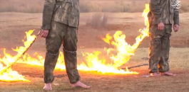 داعش يحرق جنود اتراك 