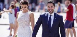 مذيع لبناني يبكي عروسه في ليلة زفافها