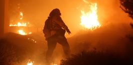 خسائر امريكية بسبب الحرائق والاعاصير 