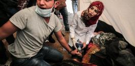 اصابات في قطاع غزة 