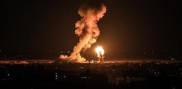قصف اسرائيلي في غزة 