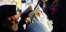 حفل زفاف في خيمة اعتصام الاسرى برام الله