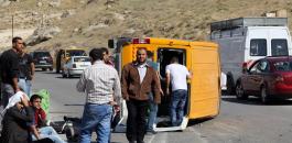 إصابة 19 مواطناً بحادث سير مروع وقع فجر اليوم شمال الخليل