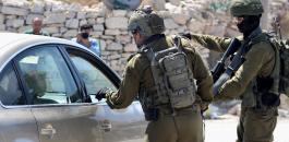 احتجاز مركبات فلسطينية 