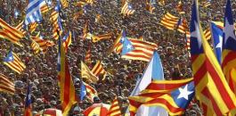 تظاهرات في كتالونيا ضد الحكومة الإسبانية