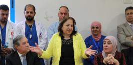 وزيرة الصحة وحجاج مصريين في بيت لحم 