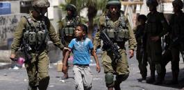 اعتقال اطفال فلسطينيين في العيسوية 