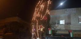 إضاءة شجرة "ميلاد الحرية" للأسرى في بيت لحم
