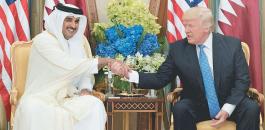 ترامب وامير قطر