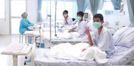 أطفال الكهف في تايلند يتلقون العلاج في المستشفى 