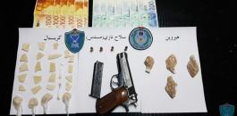 ضبط تاجر مخدرات في رام الله 