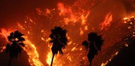 الحرائق مستمرة في كاليفورنيا 