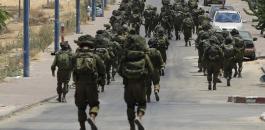الجيش الاسرائيلي على حدود غزة 