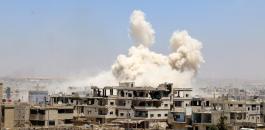قصف النظام السوري لدرعا 