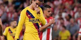 برشلونة يتعرض لهزيمة مفاجئة من بلباو في الدوري الاسباني 