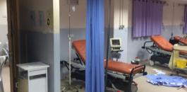 تحطيم قسم الطوارئ في مجمع فلسطين الطبي برام الله 