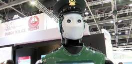 الروبوتات بدلا من رجال الشرطة في دبي