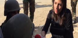 مراسلة القناة الثانية الاسرائيلية في الموصل 