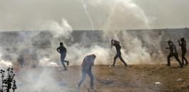 الاحتلال يطلق قنابل الغاز على المواطنين في غزة